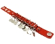 Red Leather Bracelet (Design B2)