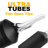 Open Flat Tip Ultra Rubber Grip Disposable Tubes 