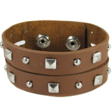 Light Brown Leather Cuff (Design A2)