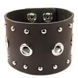 Brown Leather Cuff (Design A3)
