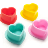 Silicone Heart Ink Cups