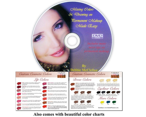 Mixing Color And Drawing On Permanent Makeup Made Easy