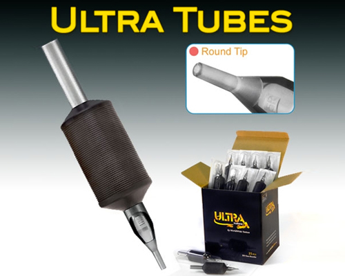 Round Tip Ultra Rubber Grip Disposable Tubes