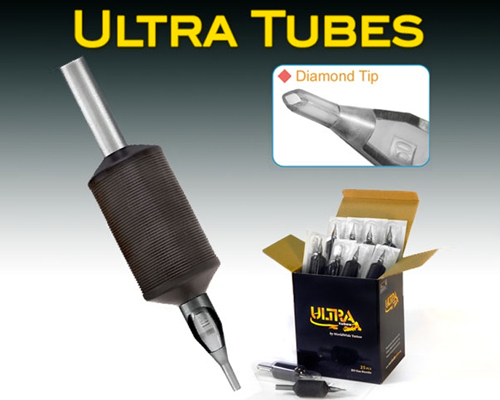 Diamond Tip Ultra Rubber Grip Disposable Tubes